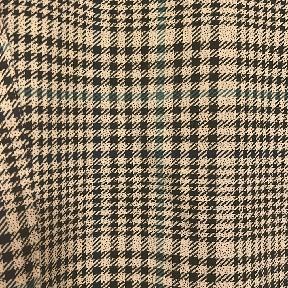 Women’s Black, Blue, and White Checkered Pants - Picture 2 of 4